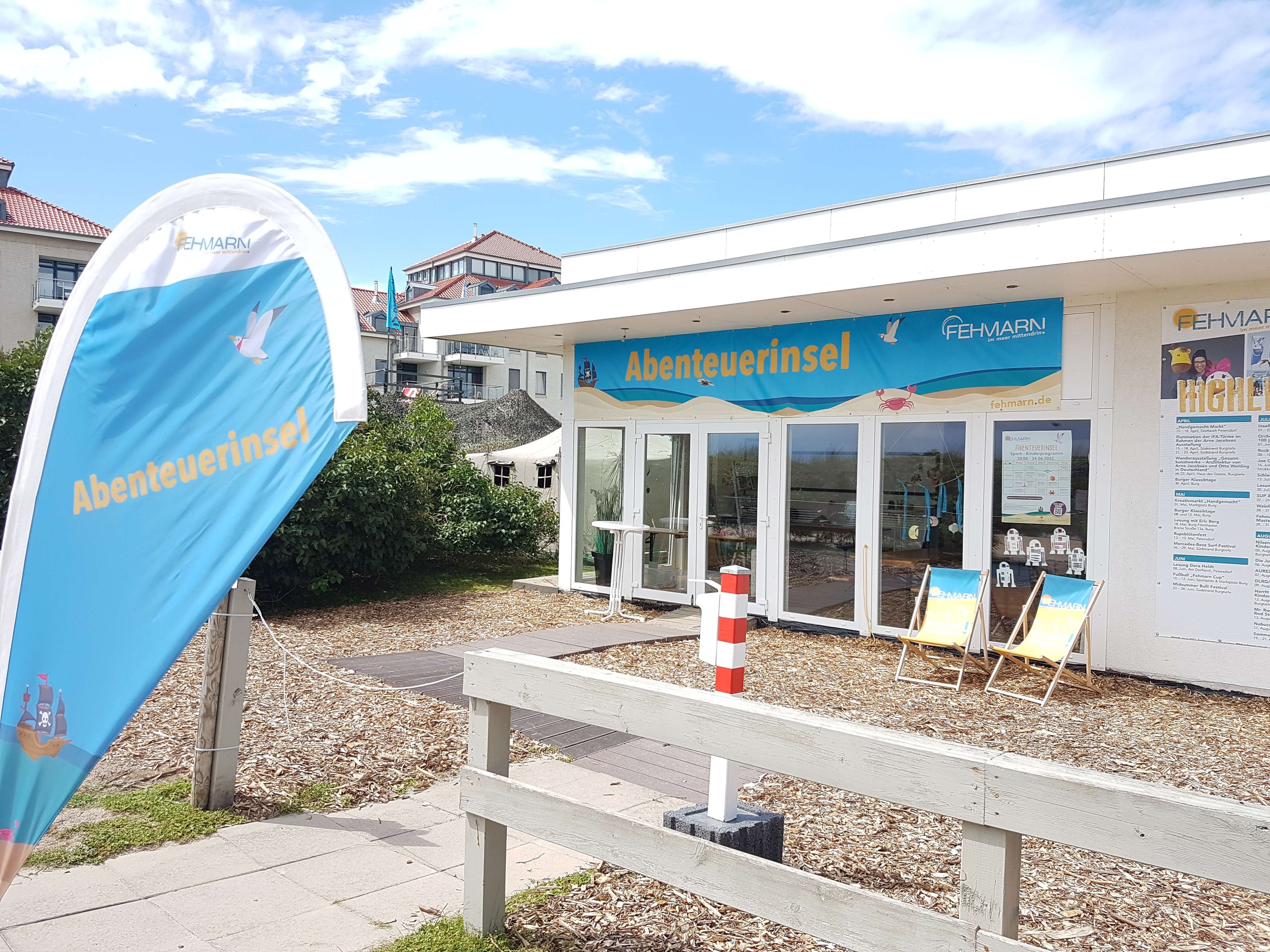 Kinderanimation "Abenteuerinsel" am Südstrand