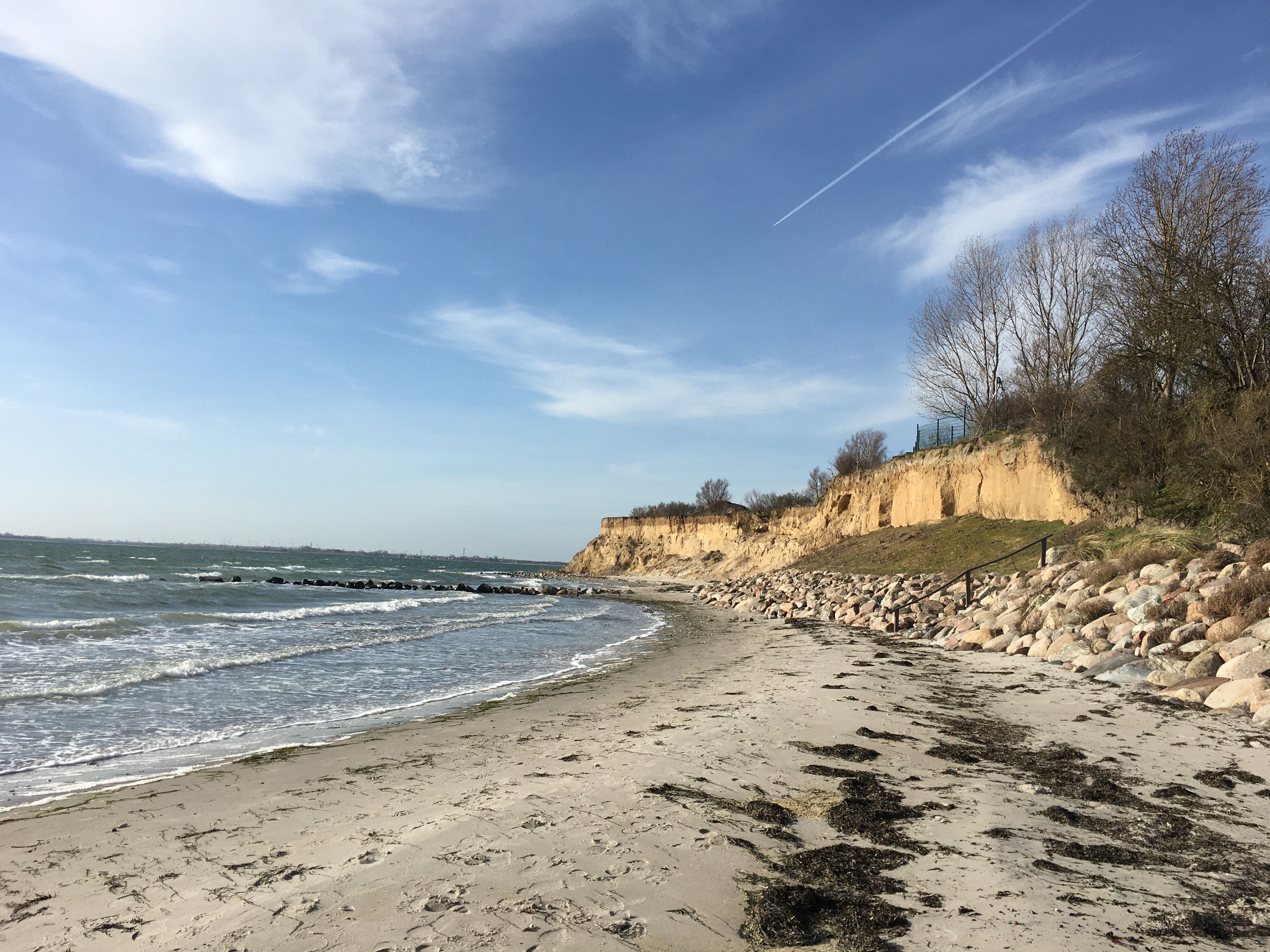 Steilküste in Wulfen auf Fehmarn