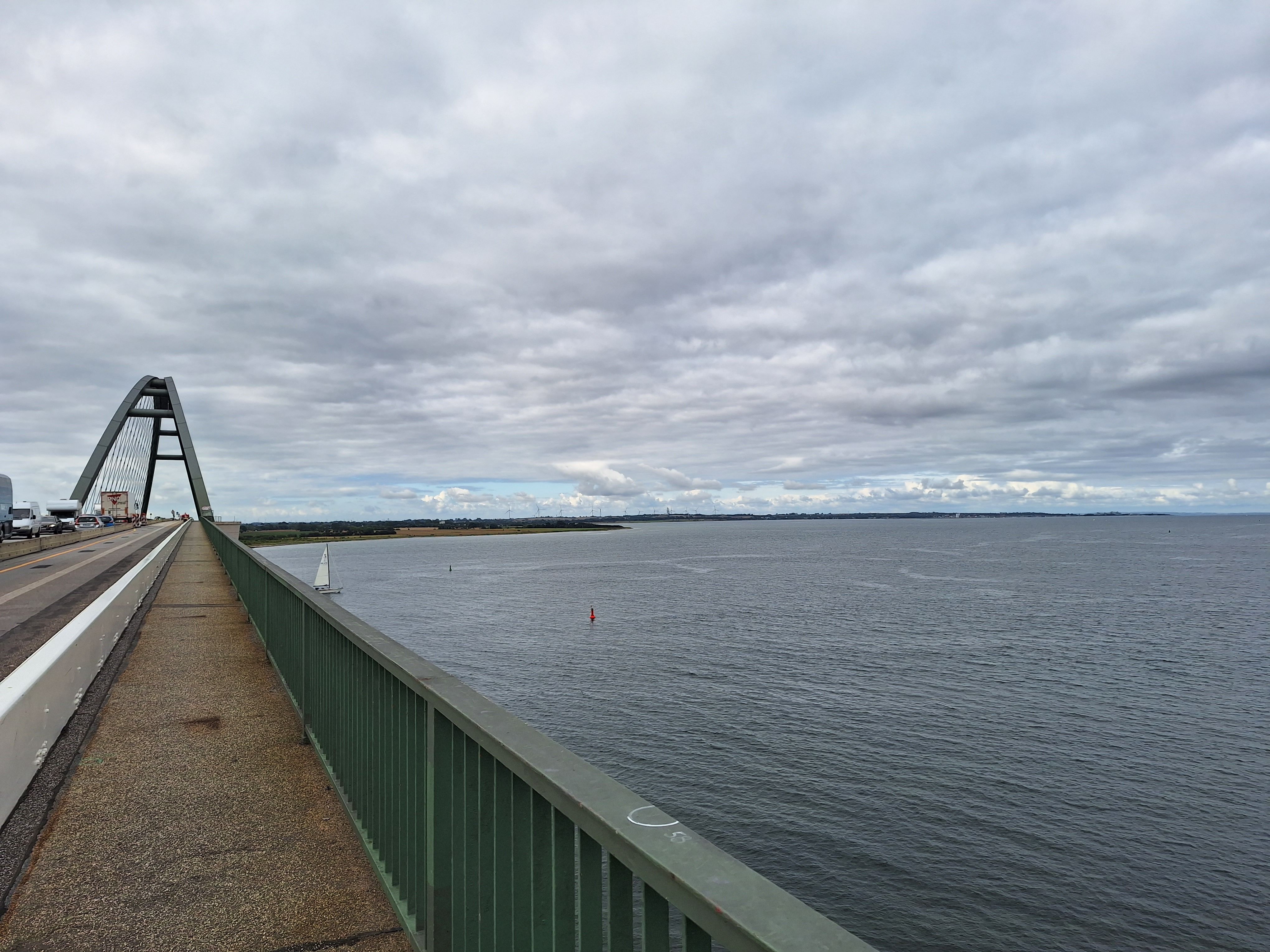 Fehmarnsundbrücke mit dem Rad