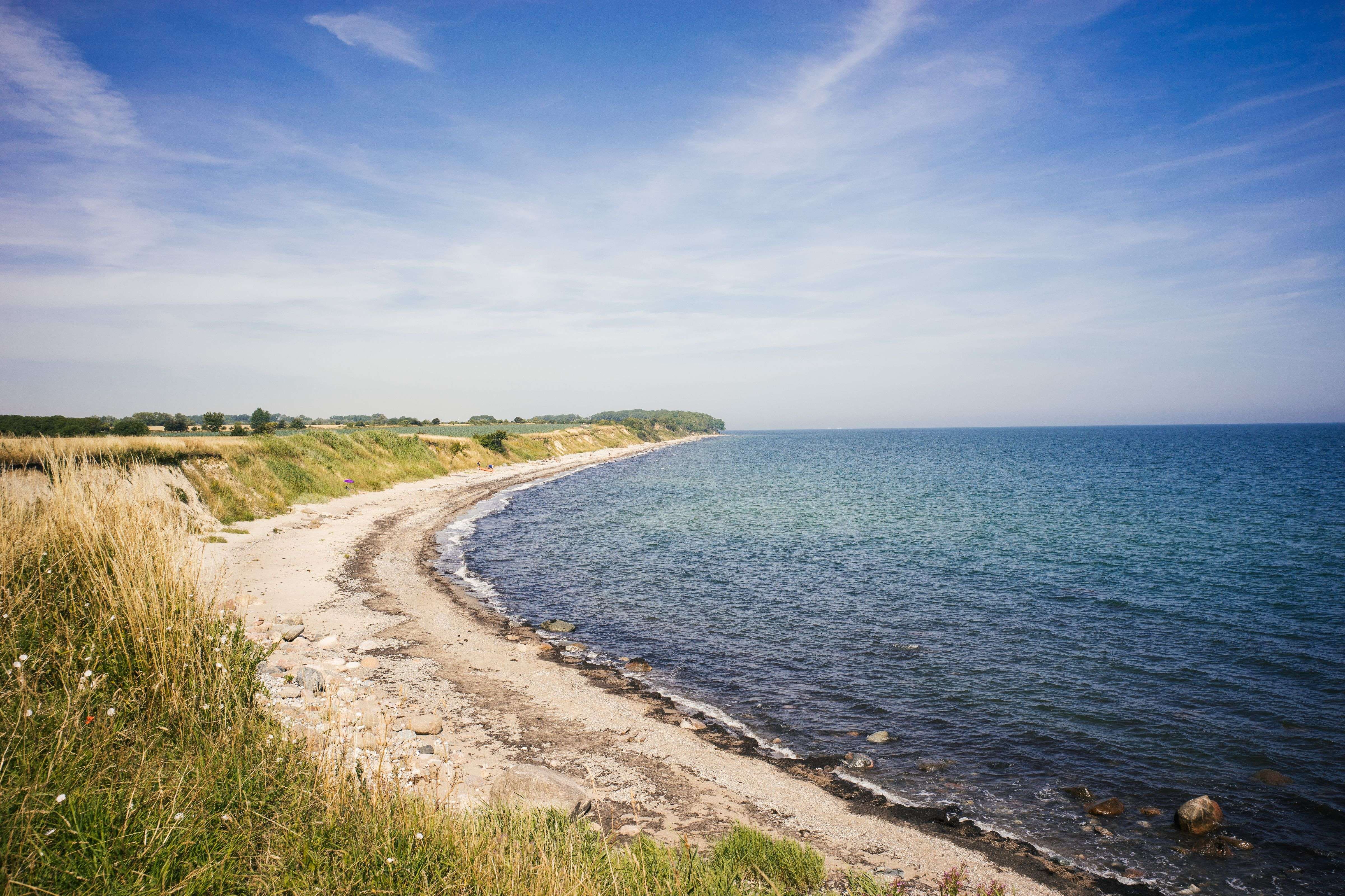 Steilküste und Strand Katharinenhof